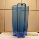AALTO VAASI 201 MM TURKOOSINSININEN UUSI IITTALA - pikkukuva 1