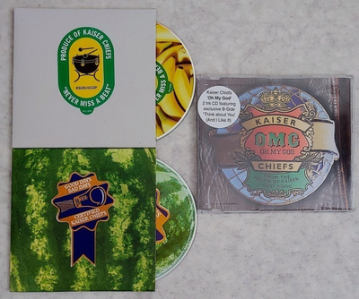 3 x KAISER CHIEFS CDS – 2005/2008: Oh My God/Never…/Good…