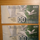 100 markkaa 1986 Litt. A Yksi seteli - pikkukuva 2
