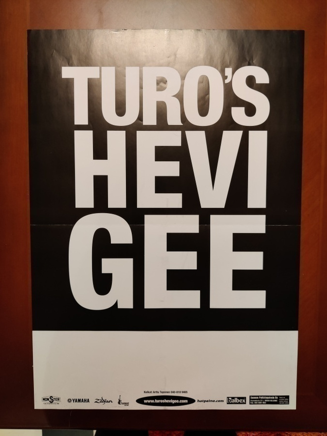 Turo's Hevi on Gee keikka juliste