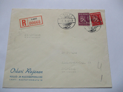 1940 Lahti Oskari Rajanen R kuori