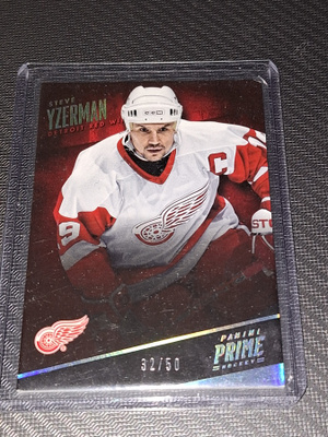 2013-14 Panini Prime 34 Steve Yzerman /50