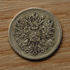 Hopeaa  25 Penniä 1907 Nikolai II - pikkukuva 2