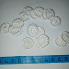 Valkoinen lankanappi ( kansallispuku ) 19 mm ja 15 mm - pikkukuva 1