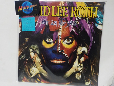 DAVID LEE ROTH EAT EM AND SMILE EX-/EX+ LP + BISSONETTE