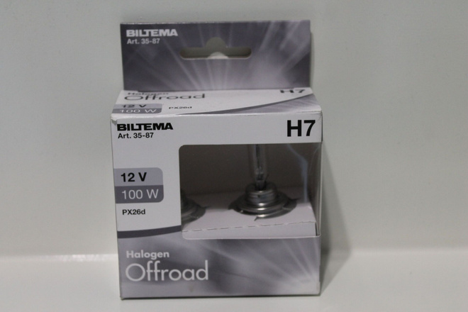 Biltema H7 100W ( erä 2 )