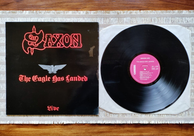 SAXON - THE EAGLE HAS LANDED - LIVE LP