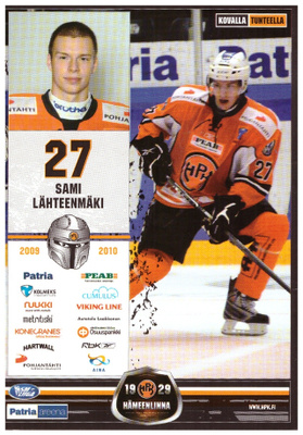 SAMI LÄHTEENMÄKI #27 HPK Postikortti