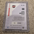 2025 2026 Blueline Series 2 Rookie Purple Manu Mäkelä 55/200 - pikkukuva 2
