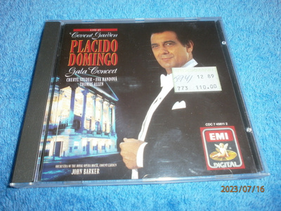PLACIDO DOMINGO - LIVE AT COVENT GARDEN GALA CONCERT   -  CD