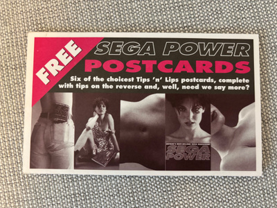 Sega Power 1993 postikortit