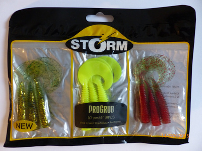 STORM Pro Grup 10cm Värit: Chartreuse * Red Pepper