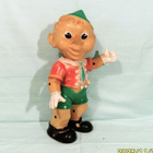 * AITO JA HARVINAINEN 60-LUVUN ALUN PINOKKIO FIGUURI 40 cm * - pikkukuva 2