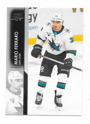 2021-22 Upper Deck #148 Mario Ferraro , San Jose Sharks
