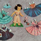Paperinukke Debbie Lee 1940-50-luku - pikkukuva 1