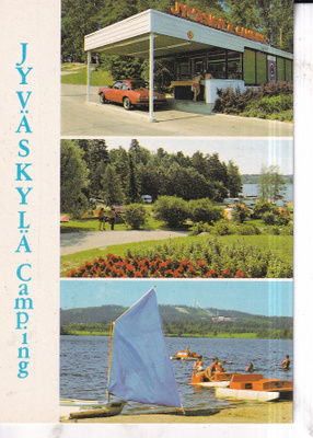 Jyväskylä. Tuomiojärvi Camping. sommitelmakortti, e285