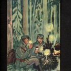 Sotilaspostikortti, Sotilaat nuotiolla, Tove Jansson - pikkukuva 1