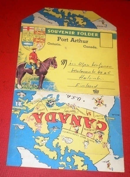 Karttakortti - Kanada v. 1951 (K8)