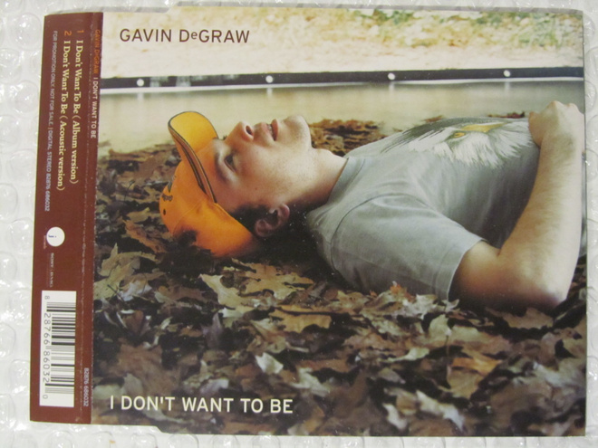 Gavin DeGraw • I Don't Want To Be PROMO CD-Single