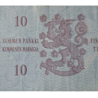 10 Markkaa 1963 ilman Litt A2304732 - pikkukuva 2