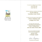 2001 ahvenanmaan joulutervehdys joulumerkki fdc leimalla 2-o - pikkukuva 1