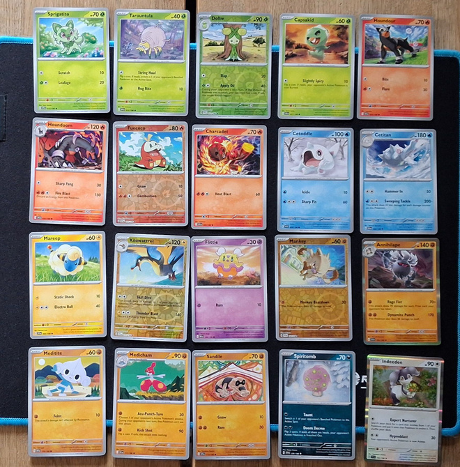 Pokemon kortit 20kpl (#7 Scarlet & Violet base set)