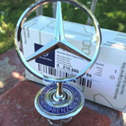MERCEDES .. Aluvanteiden Keskiö merkkit 4 kpl 75 mm - pikkukuva 3