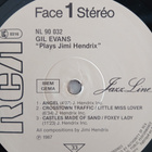 The Gil Evans Orchestra : Plays The Music Of Jimi Hendrix. - pikkukuva 3