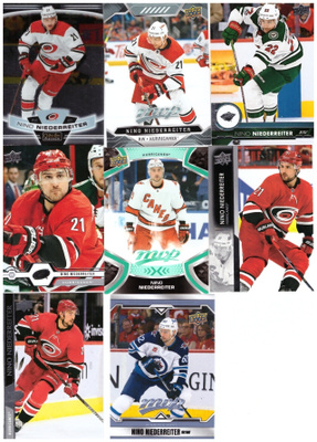 8 x NINO NIEDERREITER Hurricanes, Jets