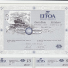 OKK 1988 EFFOA Oy (Suomen Höyrylaiva) Helsinki pörssi osakek - pikkukuva 1