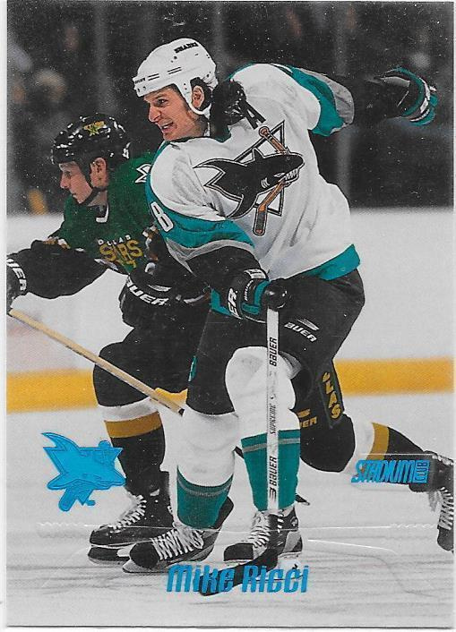 1999-00 Stadium Club #111 Mike Ricci San Jose Sharks