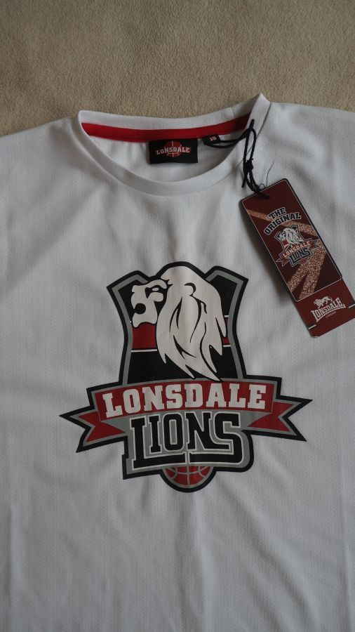 LONSDALE treenipaita, koko 13, valk./pun., ***UUSI***