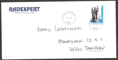 Postilähetys - Aaltonen (LAPE 1237) Tampere 31.5.1994