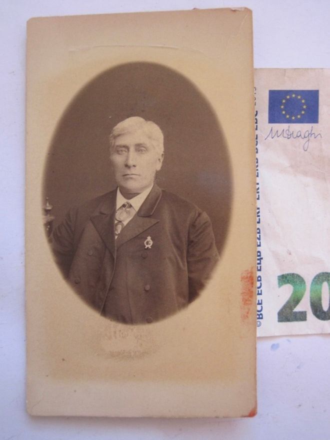 CDV Valokuva Konstantin Aladin UPEAT Venäjän Merkit 1880-l