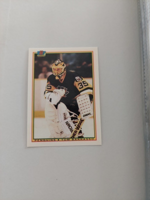 1990-91 Bowman Tiffany #209 Tom Barrasso