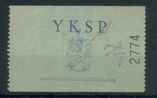 YKSP    1964     YK1    Kypros   lentopakettimerkki