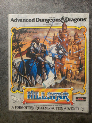 ?AD&D: Hillsfar - Amiga Big Box (TÄYDELLINEN CIB + Koodikiek
