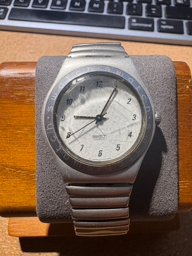 SWATCH swiss Irony Aluminum AG 1996 miesten rannekello _2945