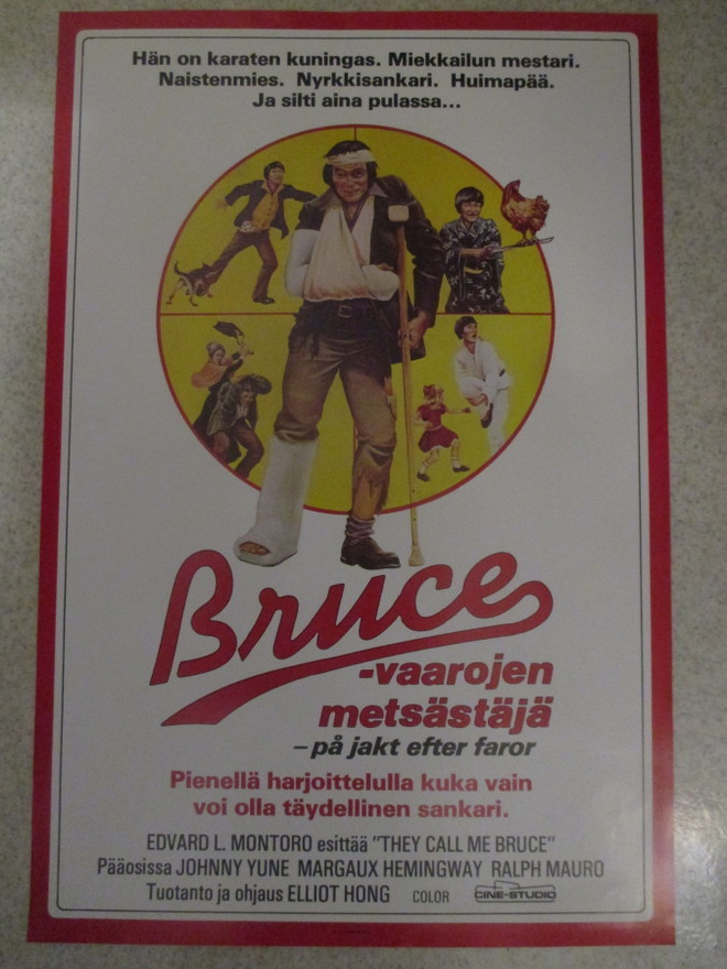 Bruce - vaarojen metsästäjä (1982) - elokuvajuliste - karate