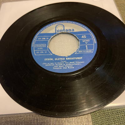 MARKUS ALLAN: Sydän, oletko rakastunut * Syksyn…. *FIN 1965