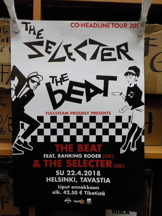 BEAT & SELECTER 22.4.2018 TAVASTIA KEIKKAJULISTE ++