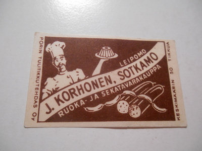 TT Etiketti J.Korhonen Sotkamo