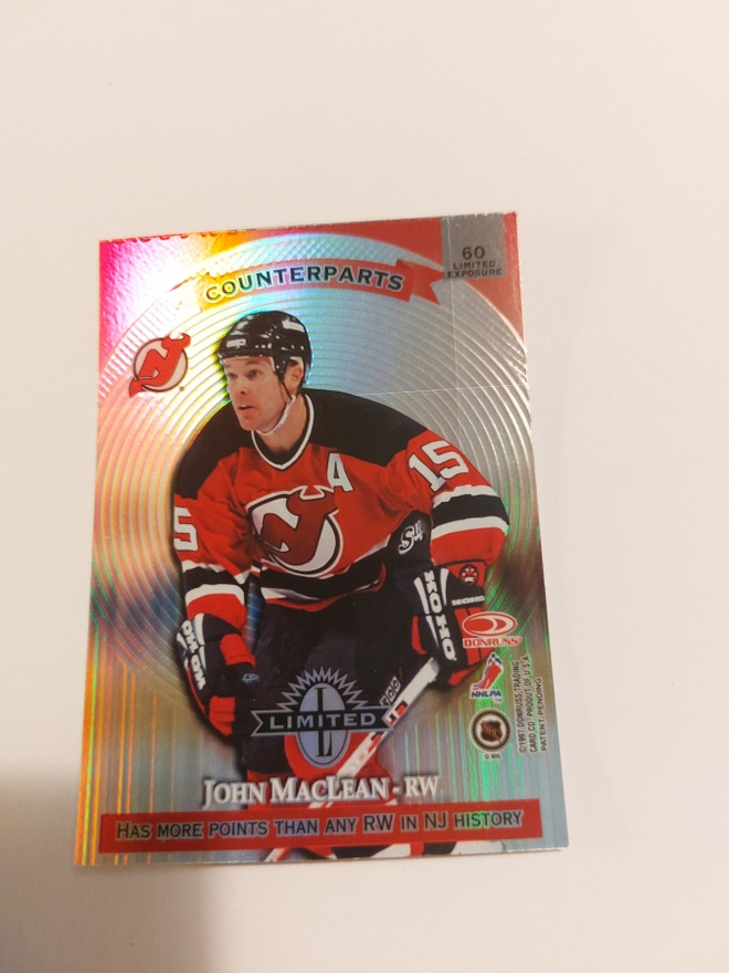 97-98 Donruss Limited Exposure #60 Ethan Moreau/John MacLean