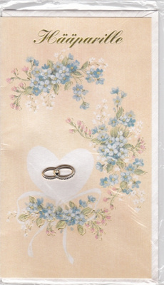 HÄÄPARILLE KORTTI, uusi, n. 12 x 20 cm