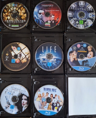 Blu-ray elokuvat (vain levyt !!!)
