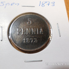 5 Penniä 1873 mahd. kl 4 - pikkukuva 1
