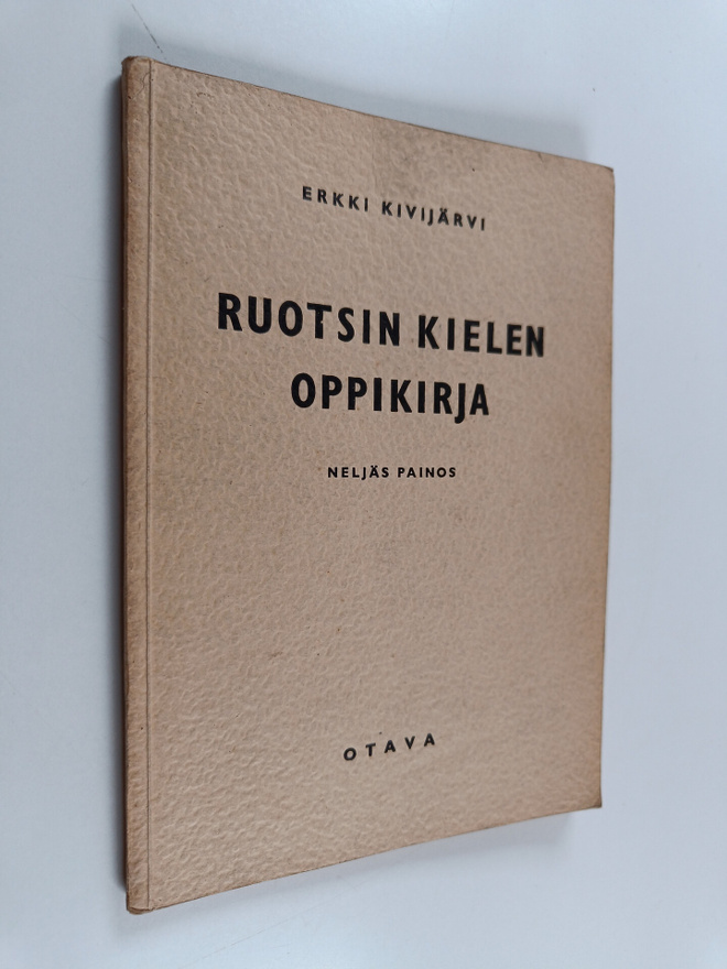 Erkki Kivijärvi : Ruotsin kielen oppikirja