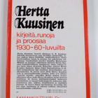 Hertta Kuusinen : Vuodenaikain myrskyt : kirjeitä, runoja... - pikkukuva 2