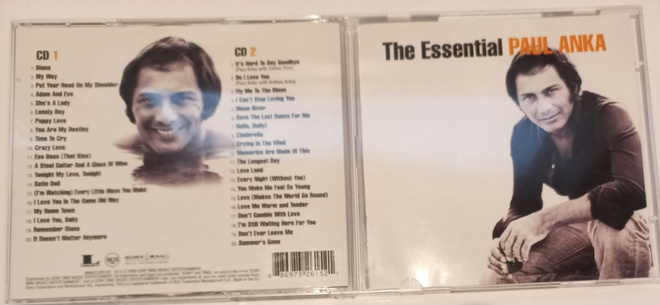 PAUL ANKA: THE ESSENTIAL 2cd 40 biisiä