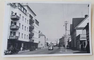 Kokkola, Pitkänsillankatu, vanha mv valokuvapk, ei p.